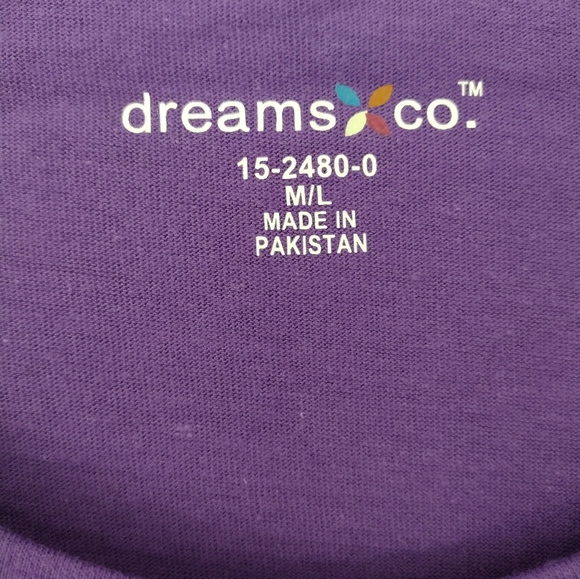 NEW - DREAMS GO - CHEMISES & SLIPS 100% COTTON SIZE : M/ L - Picture 5 of 6